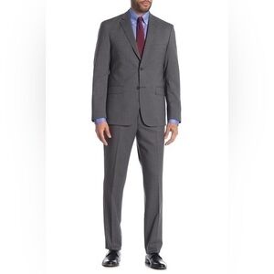 JB Britches Logan Torino Grey Crossbone Two Button Notch Lapel 2 Piece Suit